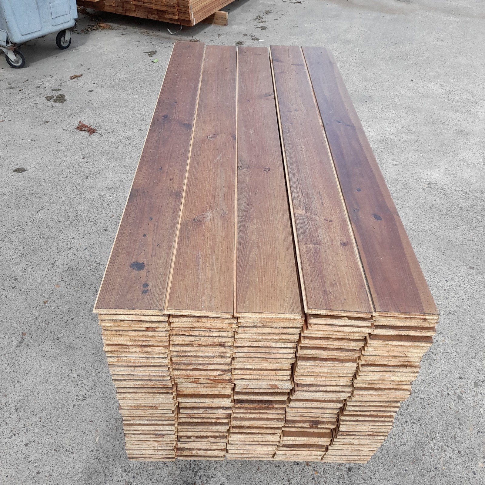 Massief grenen vloer, 58 m2 vloerdelen 17 cm breed 2,1cm dik, Ophalen, Vloerdelen of -planken, 10 m² of meer, Nvt