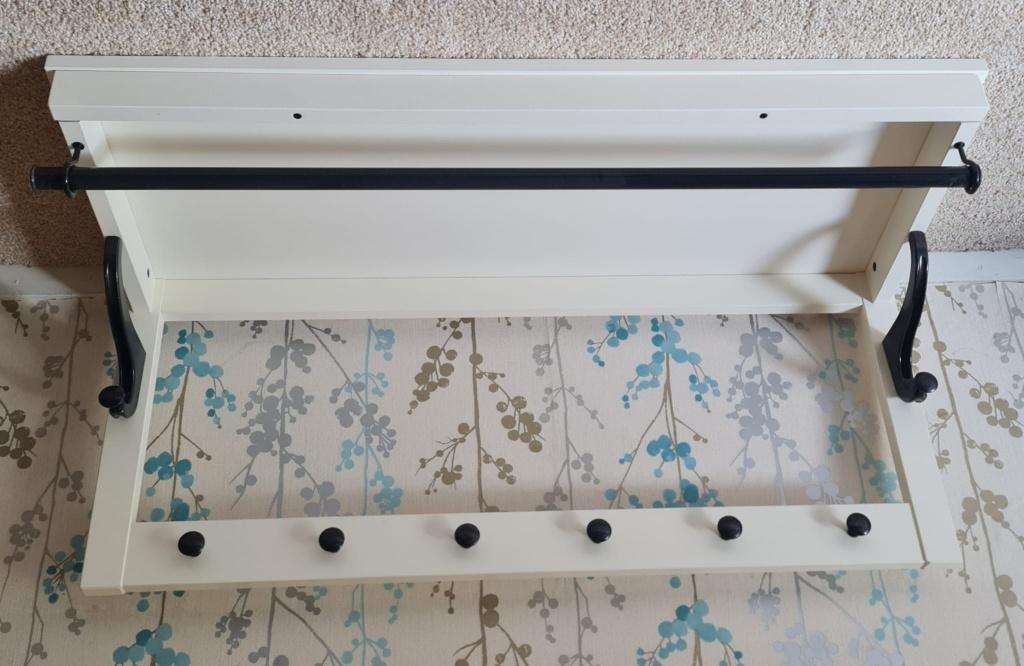 Hemnes kapstok IKEA wit, Zo goed als nieuw, Minder dan 100 cm, Hout, Ophalen