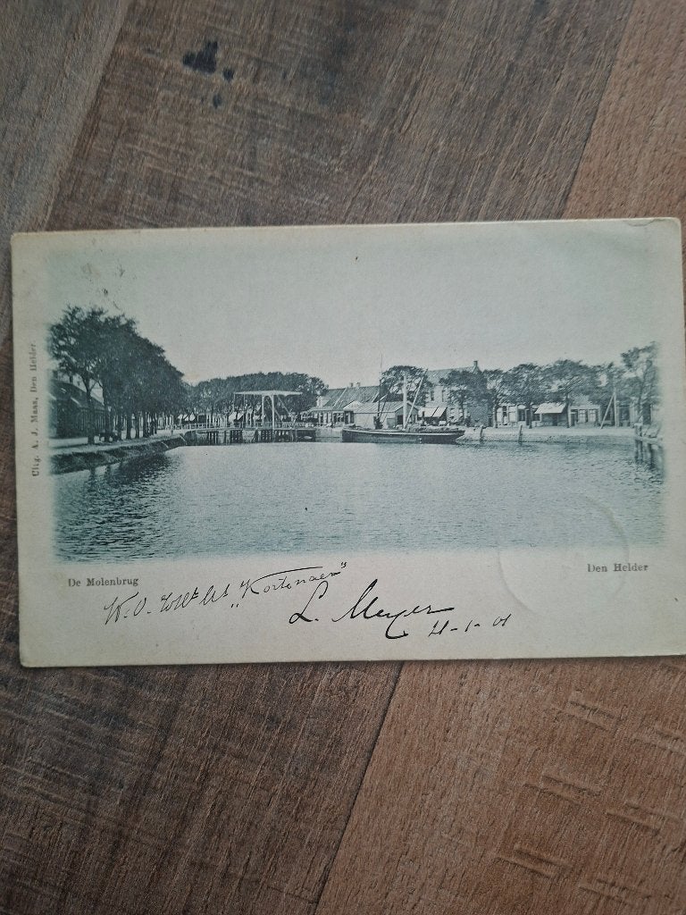 den helder, Ophalen of Verzenden, Voor 1920, Gelopen, Noord-Holland