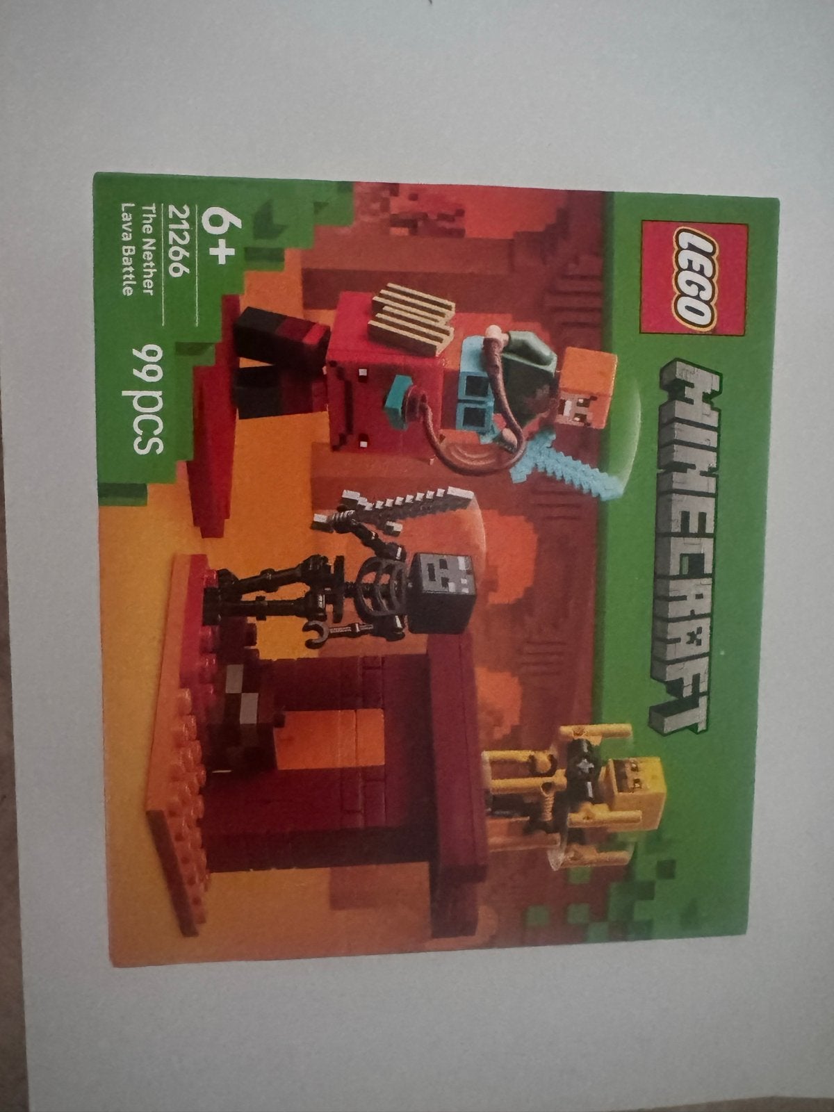 LEGO Minecraft 21266 – The Nether Lava Battle, Minecraft, Lego, Nieuw, Ophalen of Verzenden