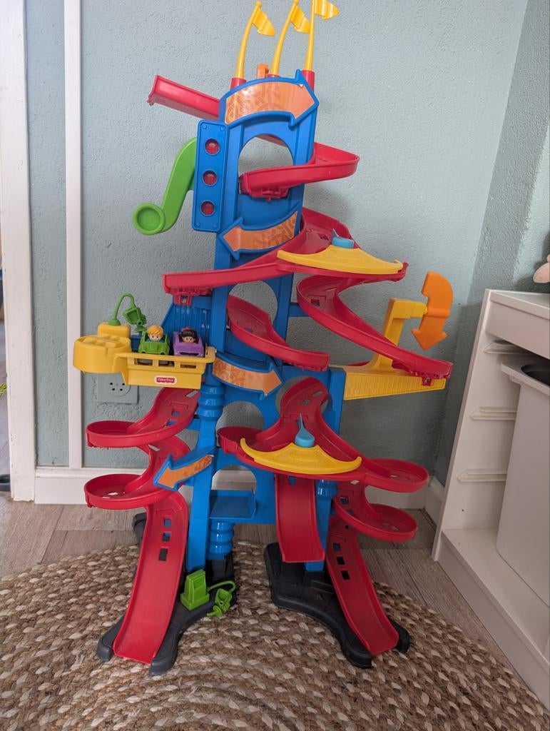 Fisher Price racebaan, Ophalen, Zo goed als nieuw, Handmatig, Overige merken