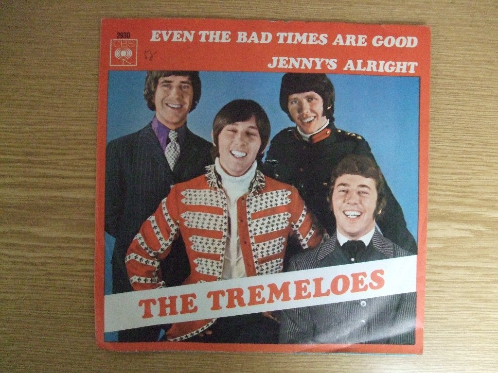 THE TREMELOES   EVEN THE BAD TIMES ARE GOOD / JENNY'S ALRIGH, Cd's en Dvd's, 7 inch, Ophalen of Verzenden, Zo goed als nieuw, Pop