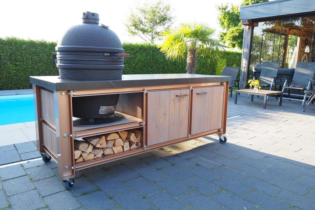 Buitenkeukenmeubel excl kamado, Ophalen of Verzenden, Houtskool