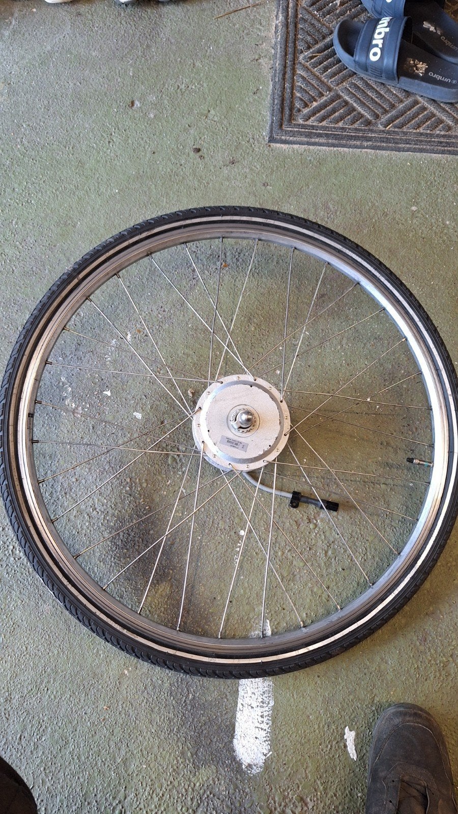 Gazelle Innergy Voorwiel - 2 jaar oud, goed werkend, Gebruikt, Gazelle Innergy, Aluminium, Ophalen