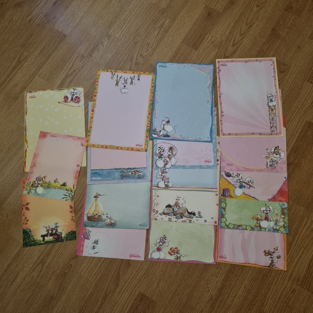 Diddl Briefpapieren (17), Ophalen of Verzenden, Diddl, Zo goed als nieuw, Papier, Kaart of Schrift