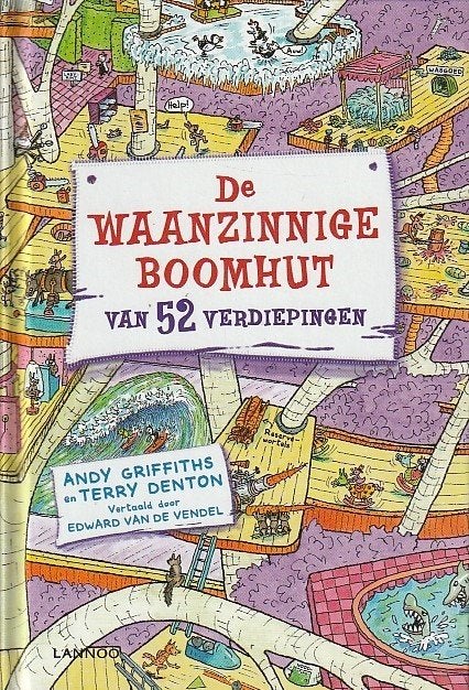 DE WAANZINNIGE BOOMHUT VAN 52 VERDIEPINGEN - Andy Griffiths, Verzenden, Gelezen, Fictie algemeen