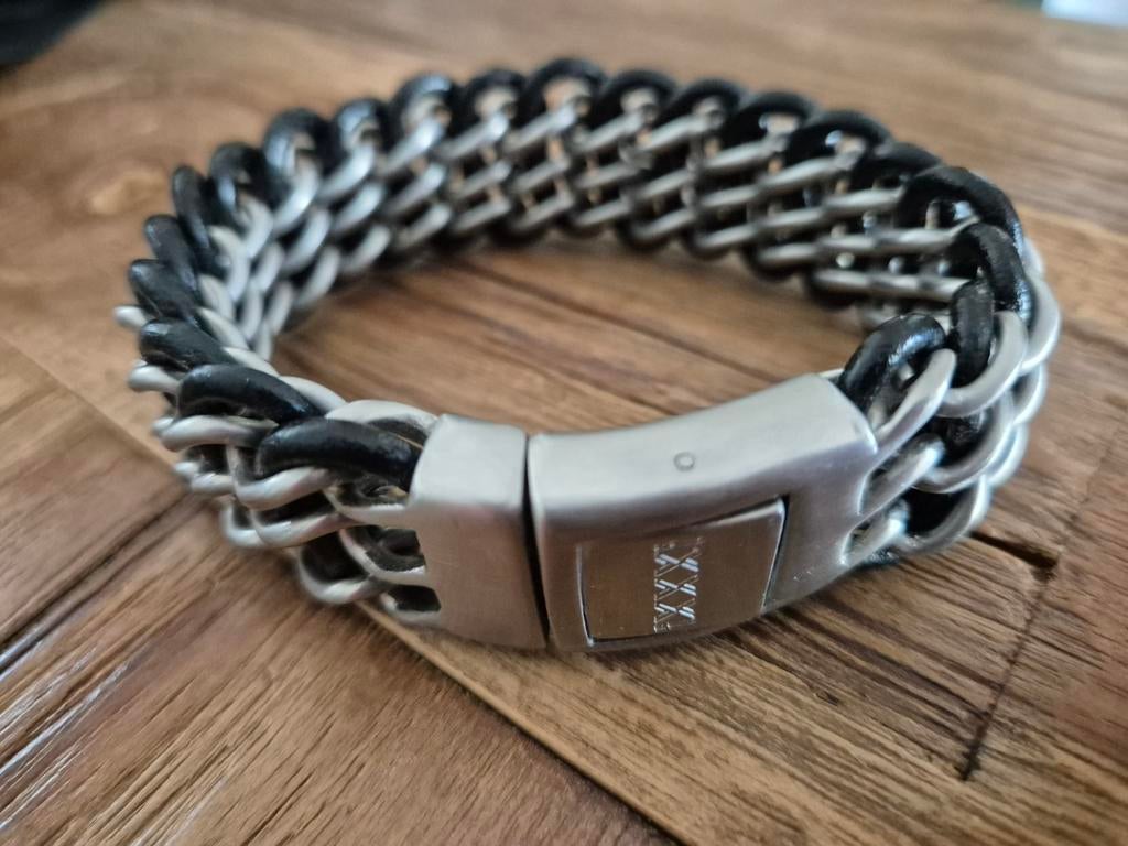 IXXXI Heren armband, Sieraden, Tassen en Uiterlijk, Armbanden, Ophalen of Verzenden, Zo goed als nieuw, Zilver