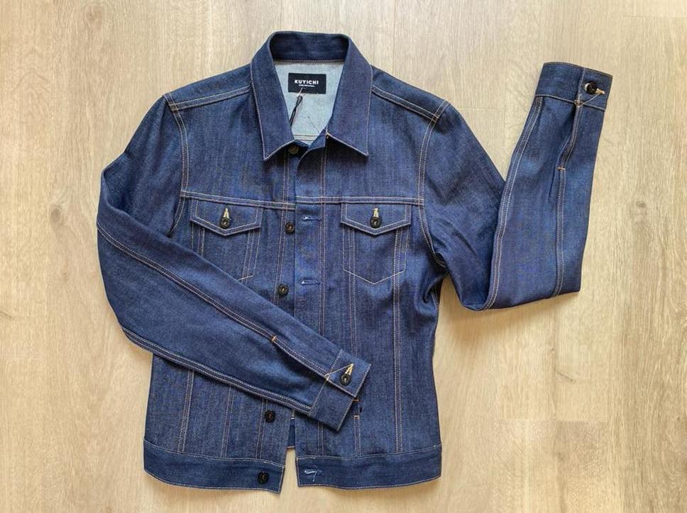 Spijkerjas Kuyichi Bourne S, Kleding | Heren, Jassen | Zomer, Ophalen of Verzenden, Zo goed als nieuw, Blauw