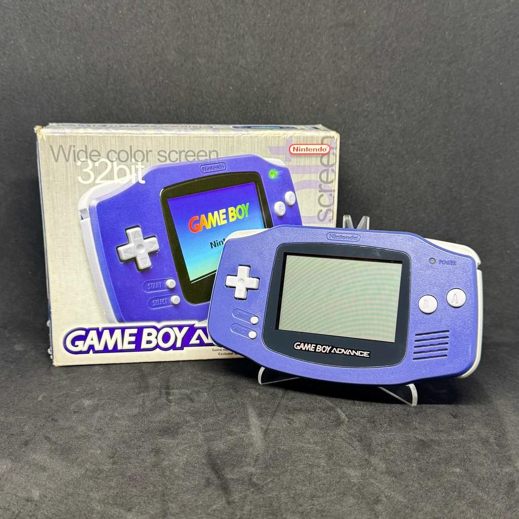Gameboy Advance (GBA) - Indigo met IPS & Doosje/Boekjes, Spelcomputers en Games, Spelcomputers | Nintendo Game Boy, Ophalen of Verzenden