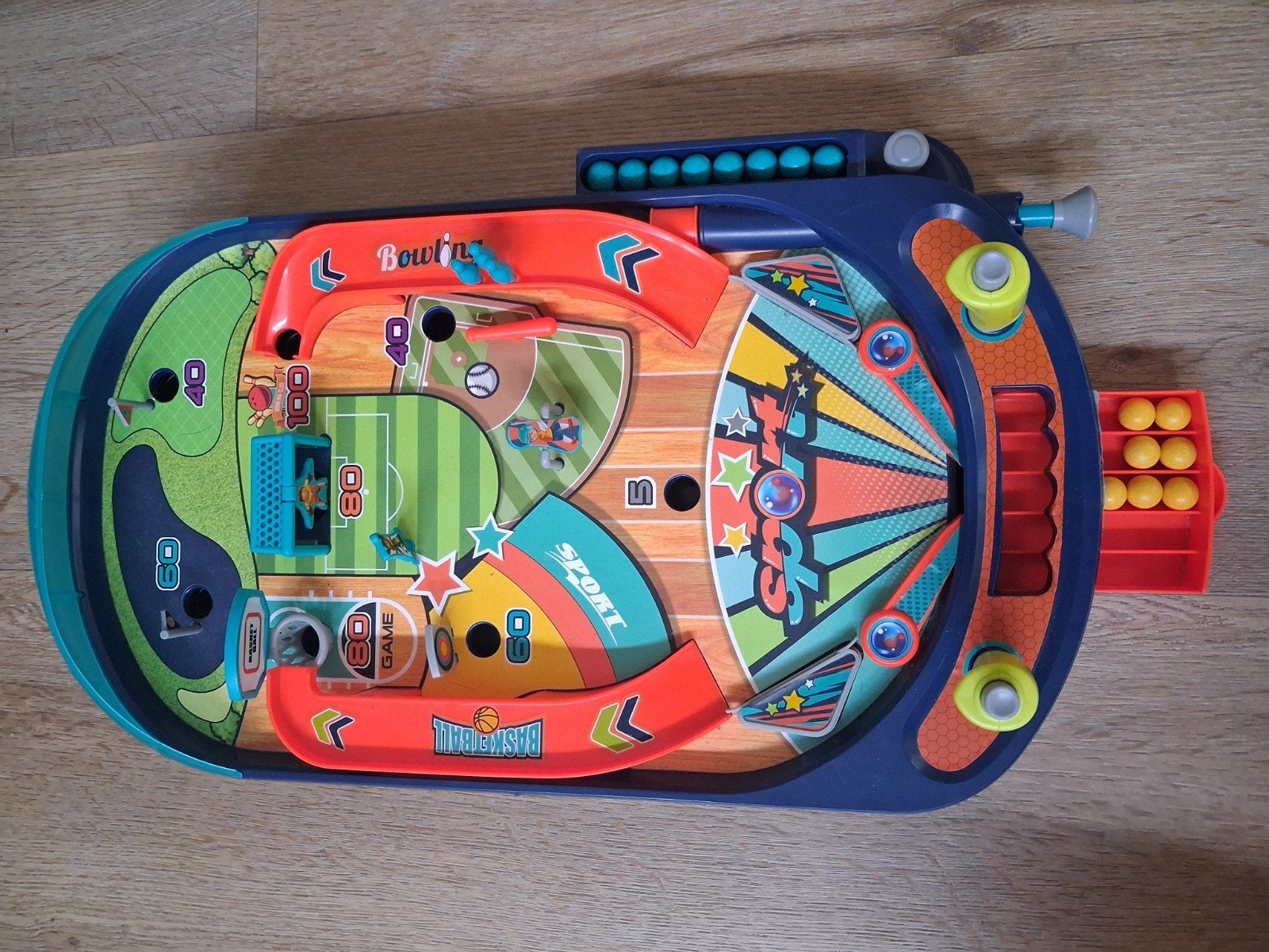 Sport Flipperkast Spel, Kinderen en Baby's, Ophalen of Verzenden, Gebruikt, Jongen of Meisje