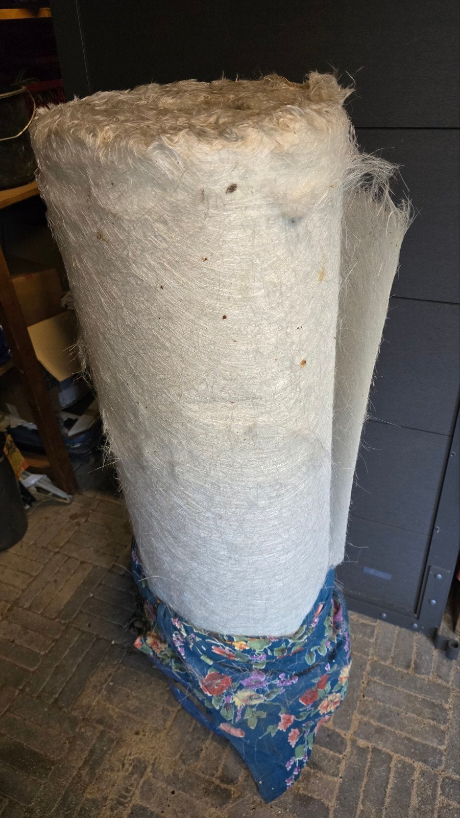 Grote rol polyester (glasvezelmat), Ophalen, Nieuw