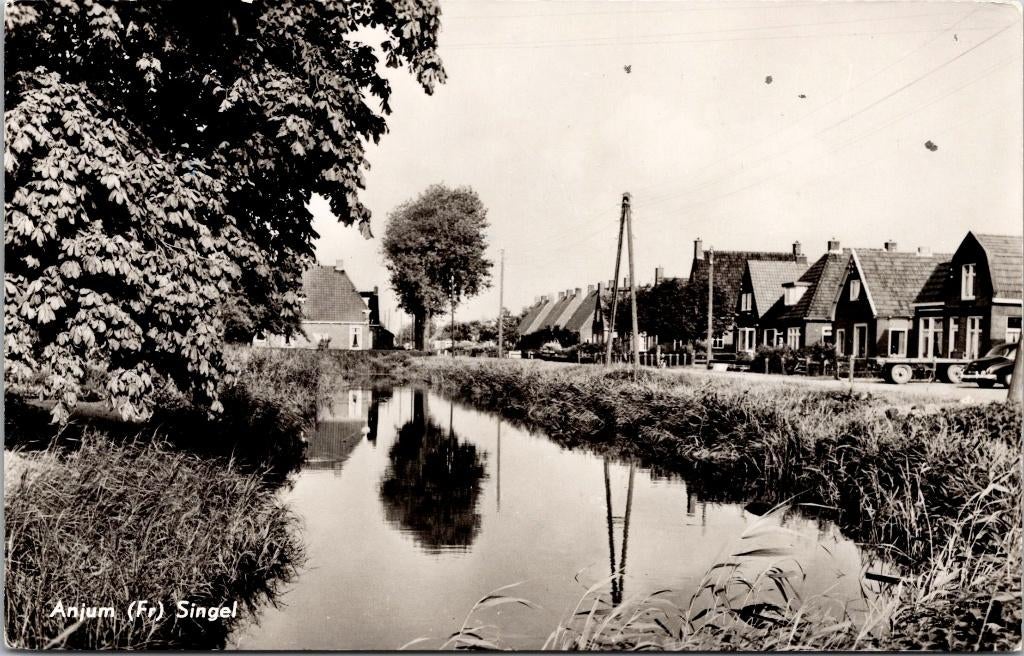 Anjum - 7 ansichtkaarten, Verzenden, 1960 tot 1980, Gelopen, Friesland
