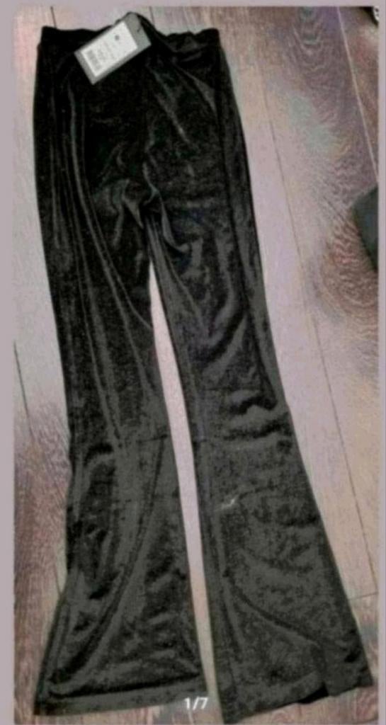 Nieuw zwart met glitter flair broek, Zwart, Nieuw, Ophalen of Verzenden, Maat 36 (S)