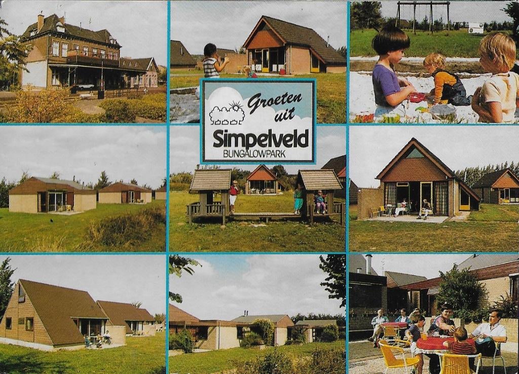 Simpelveld Bungalowpark Gelopen Ansichtkaart ( A651), Verzamelen, Ophalen of Verzenden, 1980 tot heden, Gelopen