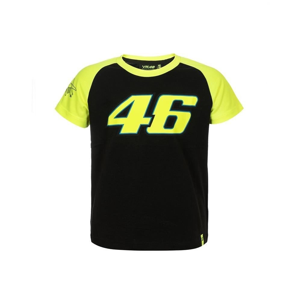 Valentino Rossi kid 46 black t-shirt, Jongen of Meisje, Nieuw, Ophalen of Verzenden, VR Racing Apparel