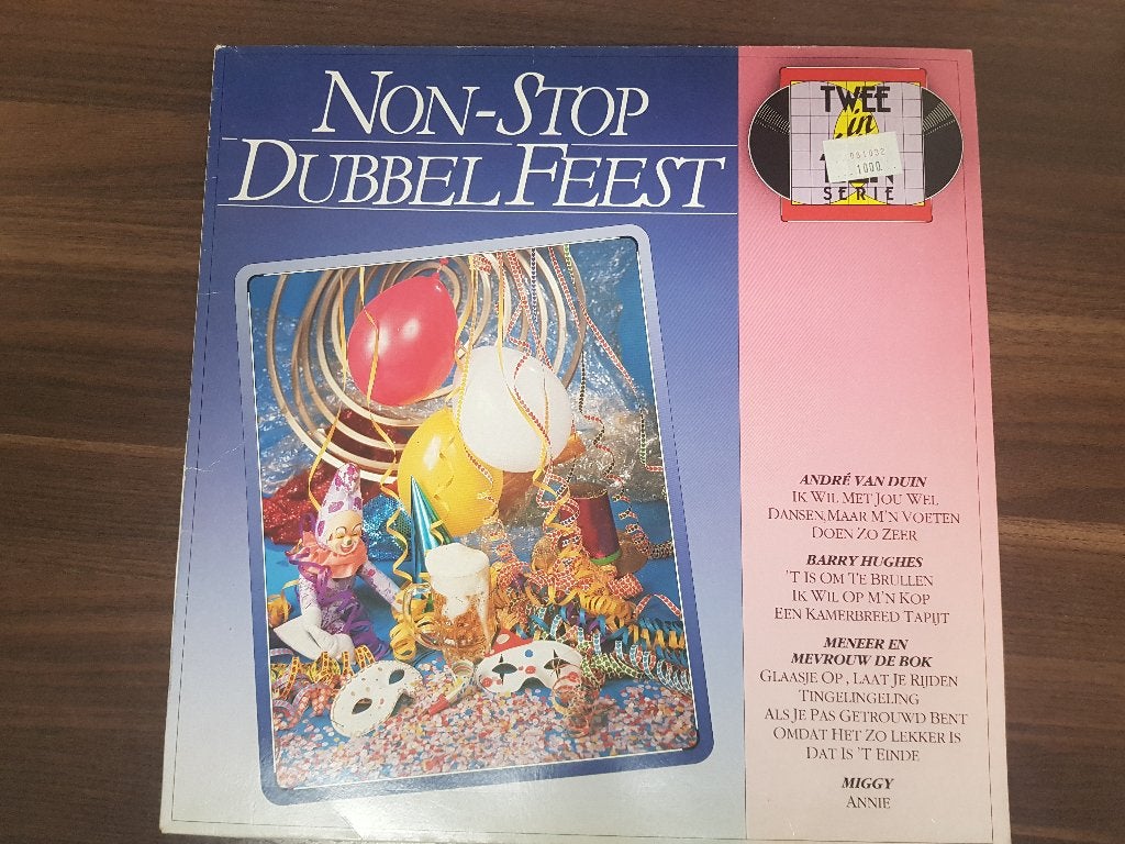 non-stop dubbel feest, Ophalen of Verzenden, 12 inch, Dubbel-LP, Nederlandstalig