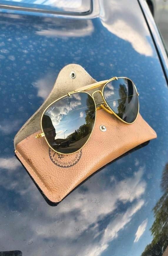 Rayban B&L Outdoorsman type 2 62-14 uit de jaren 80, Ophalen of Verzenden, Gebruikt, Ray-Ban