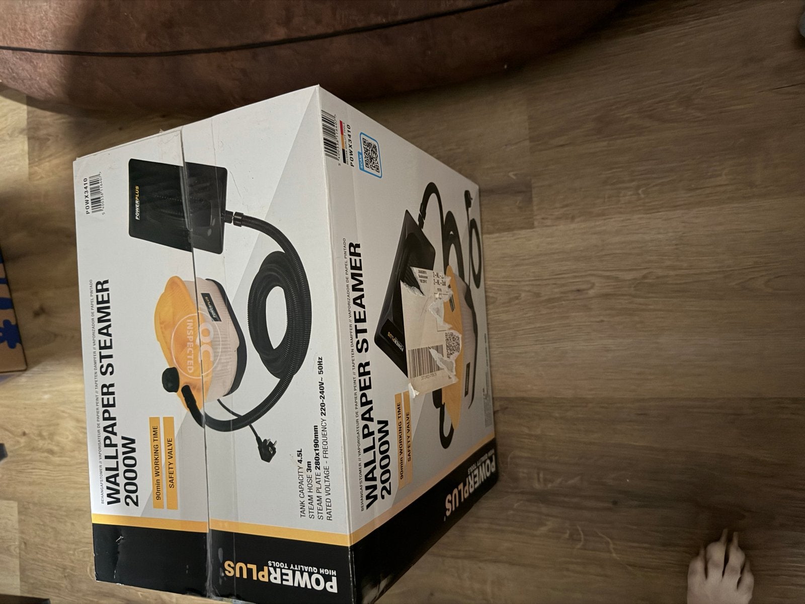Powerplus Behangafstomer 2000W - Nieuw in doos, Ophalen of Verzenden, Nieuw, Overige typen