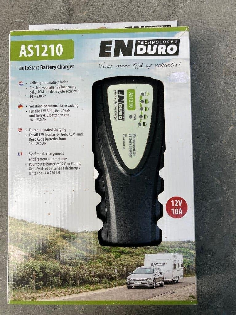 EN DURO AS1210 autoStart Acculader 12V 10A, Ophalen, Zo goed als nieuw