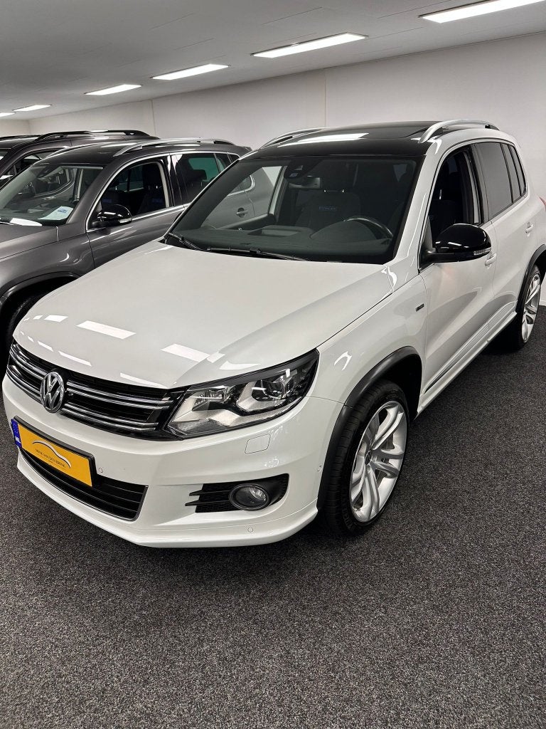 Volkswagen Tiguan 2.0 TSI 132KW/180PK 4M 7-DSG 2014 Wit, Auto's, Automaat, Zwart, 4 cilinders, 1984 cc
