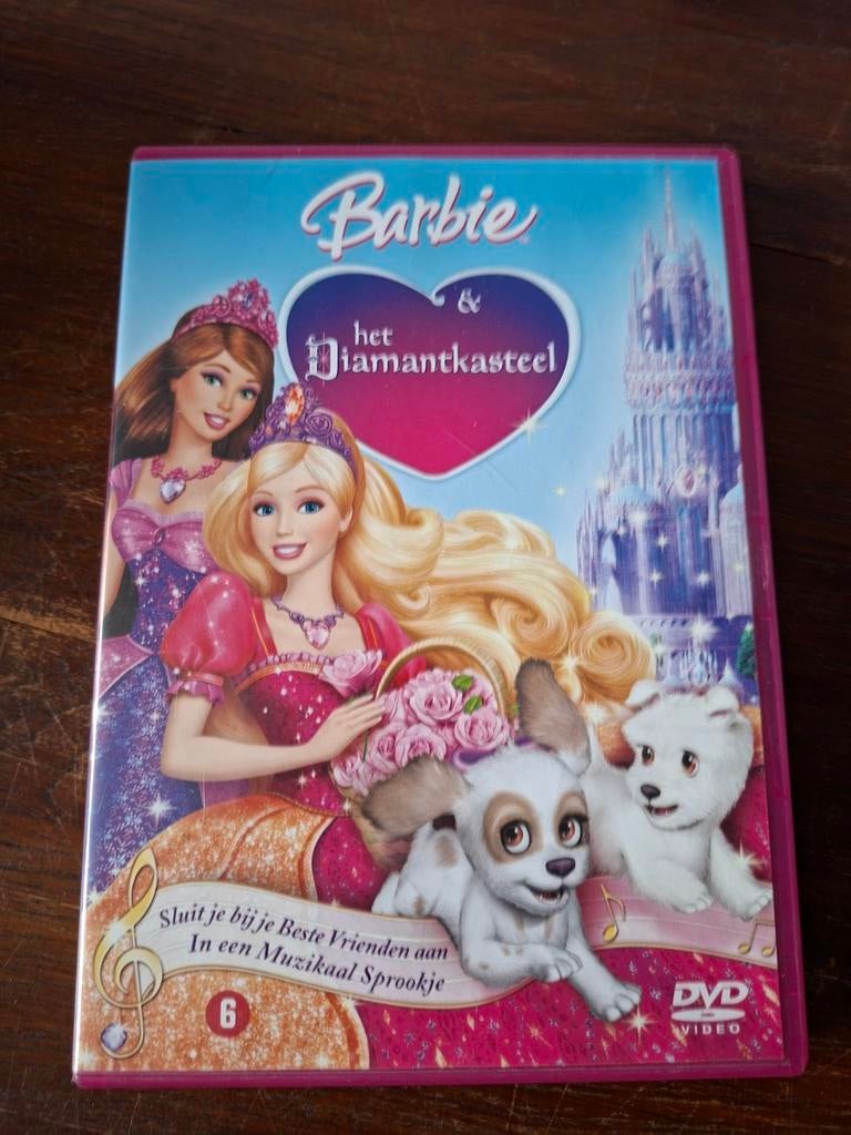 Barbie en het Diamantkasteel DVD, Cd's en Dvd's, Dvd's | Kinderen en Jeugd, Ophalen of Verzenden