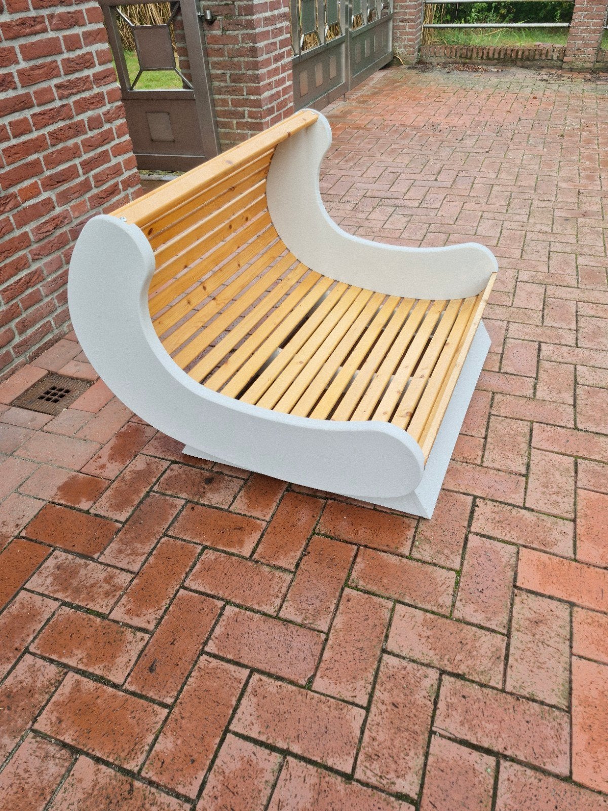 Mooie grote houten hondenmand met of zonder kussen, Ophalen, Zo goed als nieuw, Overige