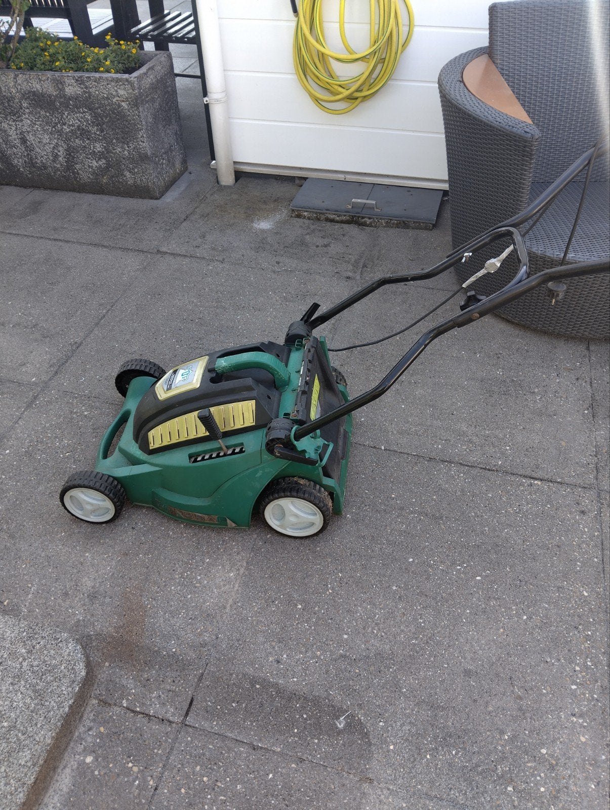 Topcraft elektrische grasmaaier 1800W, Ophalen, Gebruikt, Elektrische grasmaaier, Topcraft