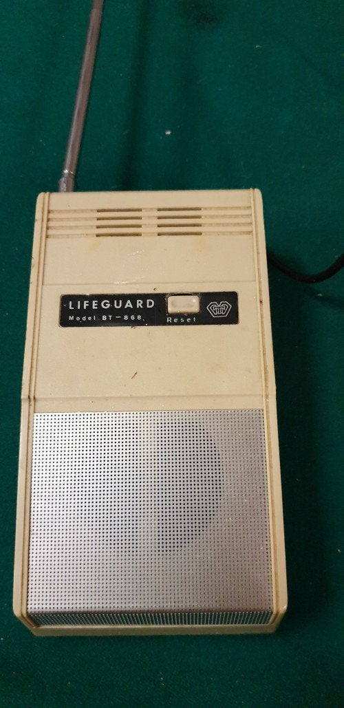Life guard radio control emergency alarm vintage, Ophalen of Verzenden