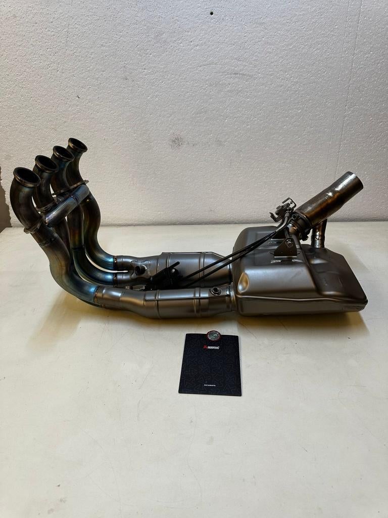 BMW S1000RR/XR Akrapovic Titanium Bochten Met Katalysator, Ophalen of Verzenden, Gebruikt