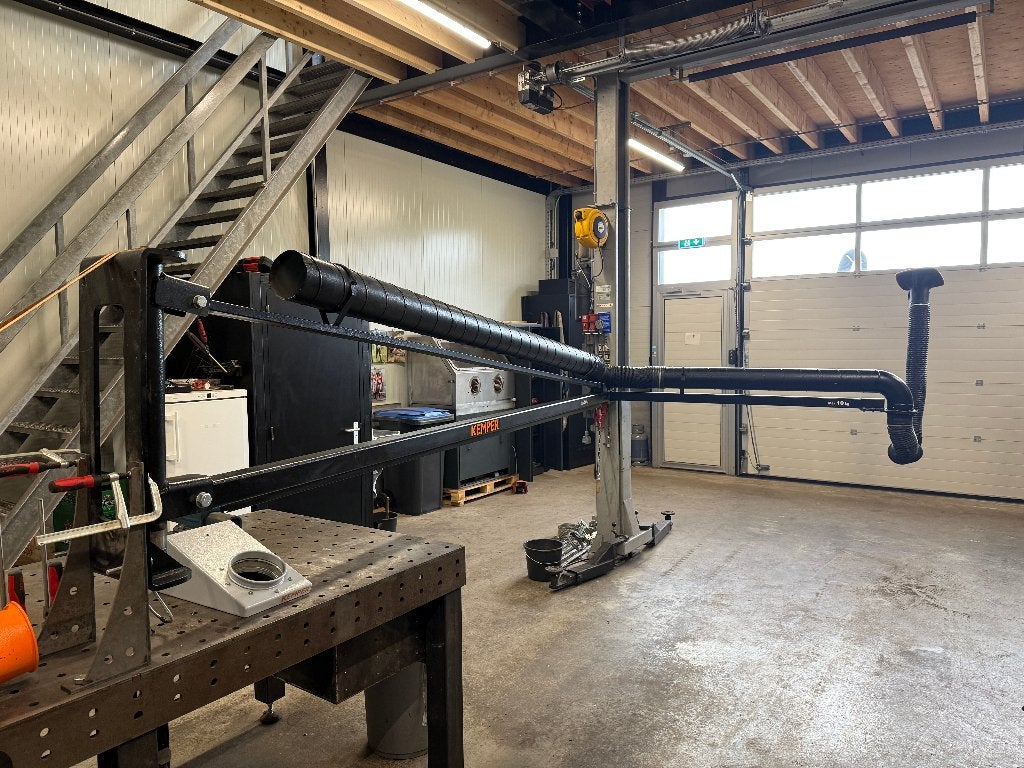 Kemper lasdampafzuiging zwenkarm 9m totale lengte, Doe-het-zelf en Verbouw, Ventilatie en Afzuiging, Ophalen, Zo goed als nieuw
