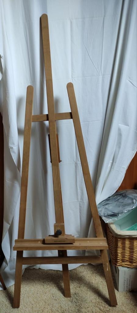 Houten schildersezel, Hobby en Vrije tijd, Schilderen, Ophalen, Zo goed als nieuw, Ezel