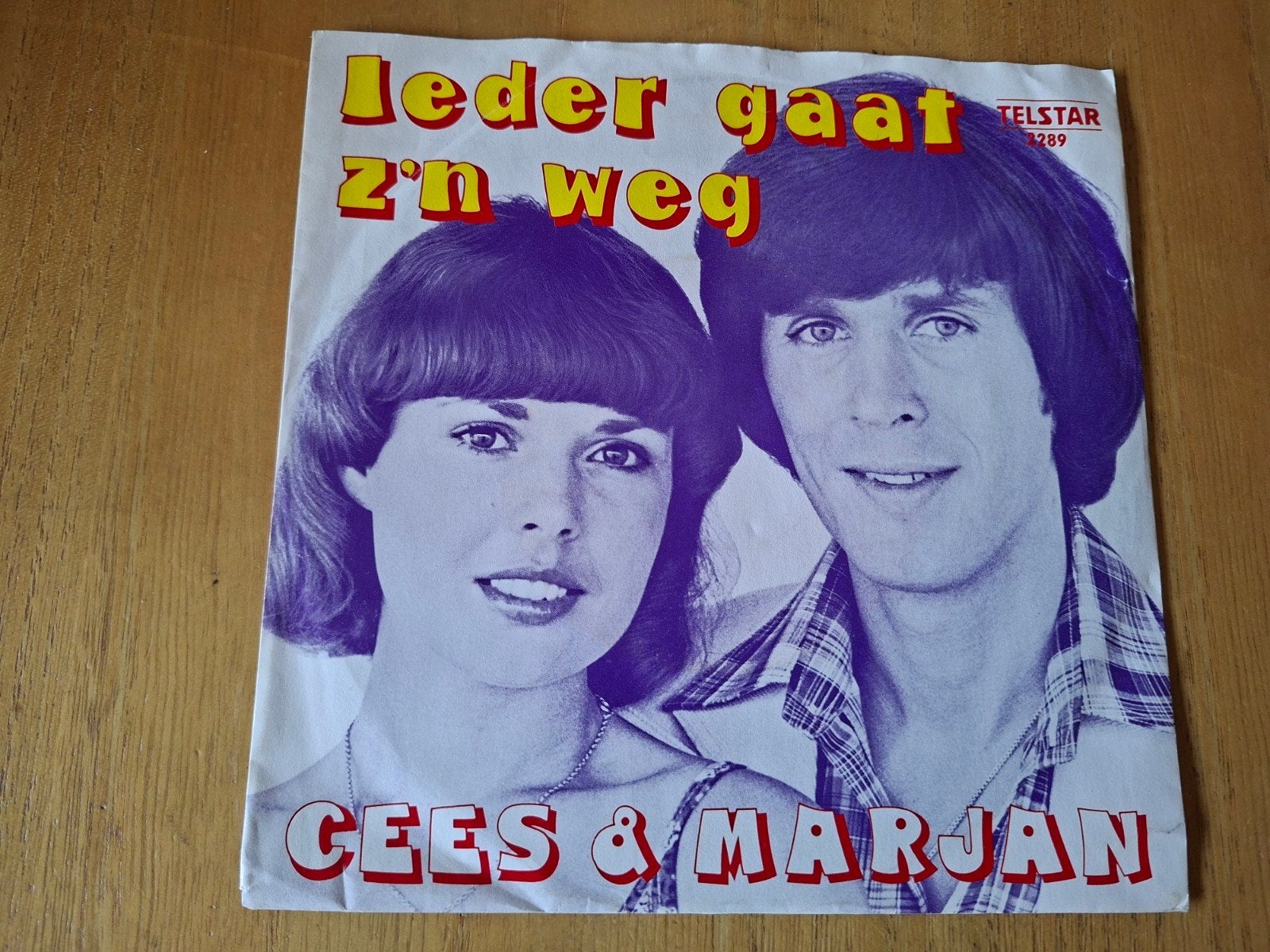 Cees & Marjan - Ieder gaat z'n weg ( Telstar ), Ophalen of Verzenden, Zo goed als nieuw, Overige formaten, Levenslied of Smartlap