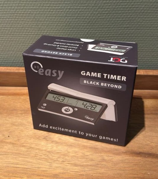 DGT Easy Game Timer Schaakklok, Een of twee spelers, Ophalen of Verzenden, Nieuw
