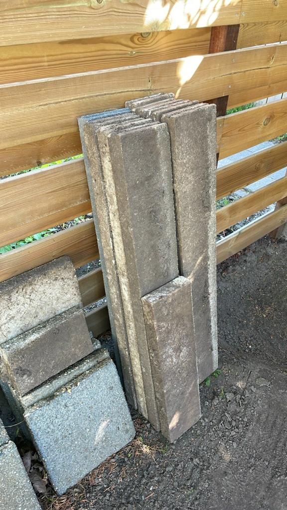 Gratis opsluitbanden gebruikt, Tuin en Terras, Bielzen en Borders, Ophalen, Gebruikt, 100 tot 200 cm, Overige typen