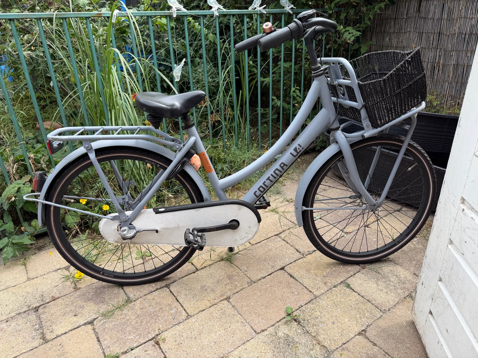 Cortina U4 Transportfiets 24 inch- Grijs - Gebruikt, Terugtraprem, Gebruikt, Versnellingen, 50 tot 53 cm