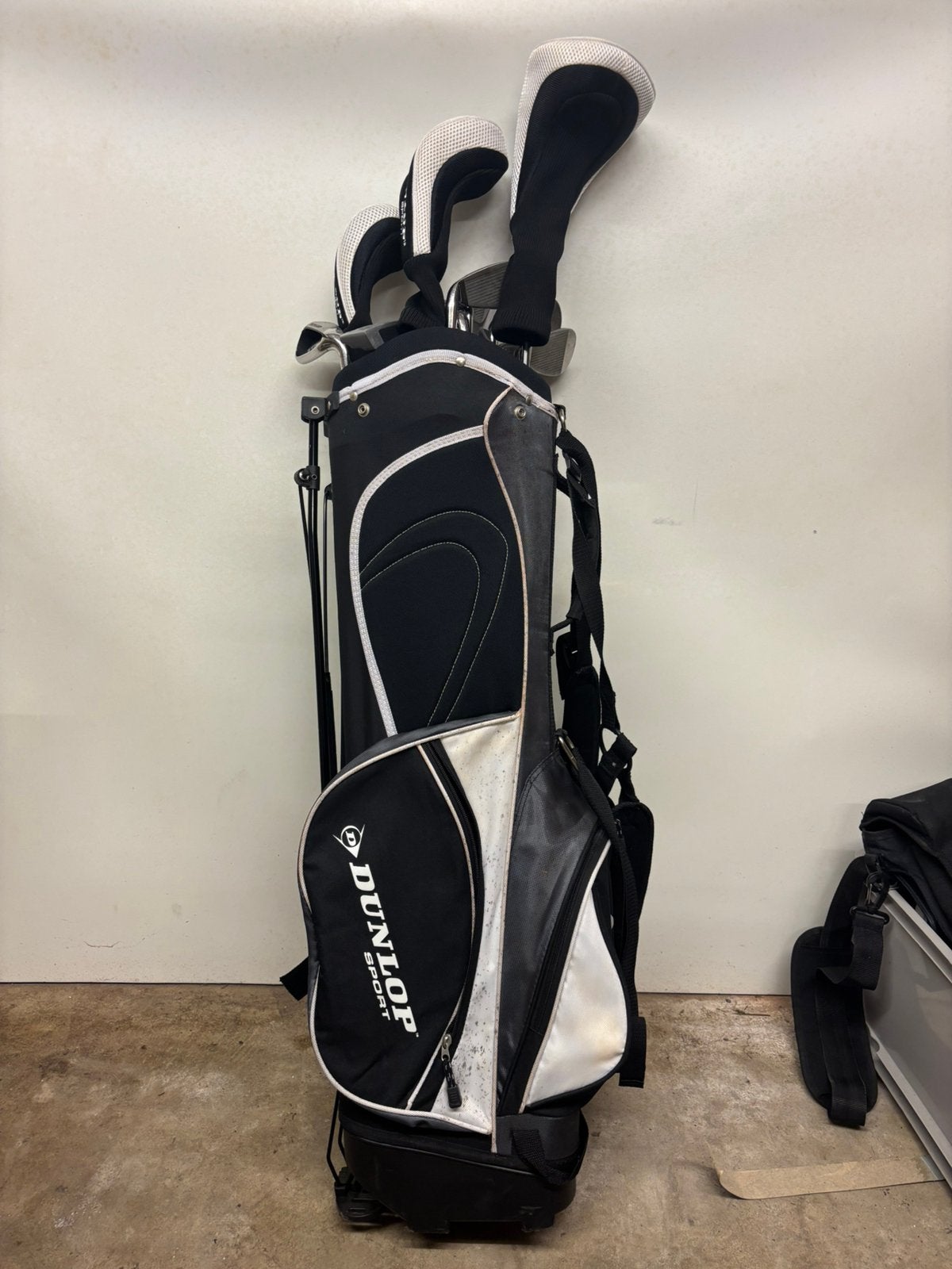 Complete Dunlop Tour Black Golfset met Tas & Schoenen, Sport en Fitness, Golf, Ophalen, Zo goed als nieuw, Set