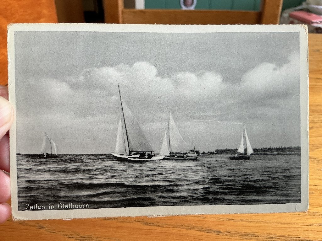 Giethoorn, Verzenden, 1940 tot 1960, Gelopen, Overijssel