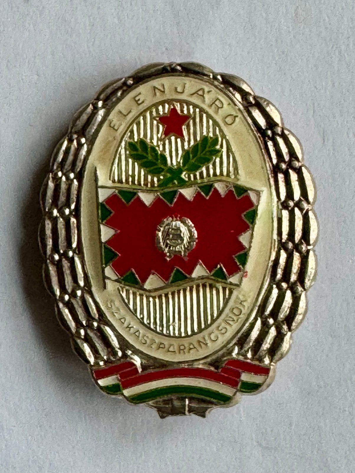 Hongaarse Militaire  onderscheiding Peletons commandant, Verzamelen, Ophalen of Verzenden, Landmacht, Overige gebieden, Embleem of Badge