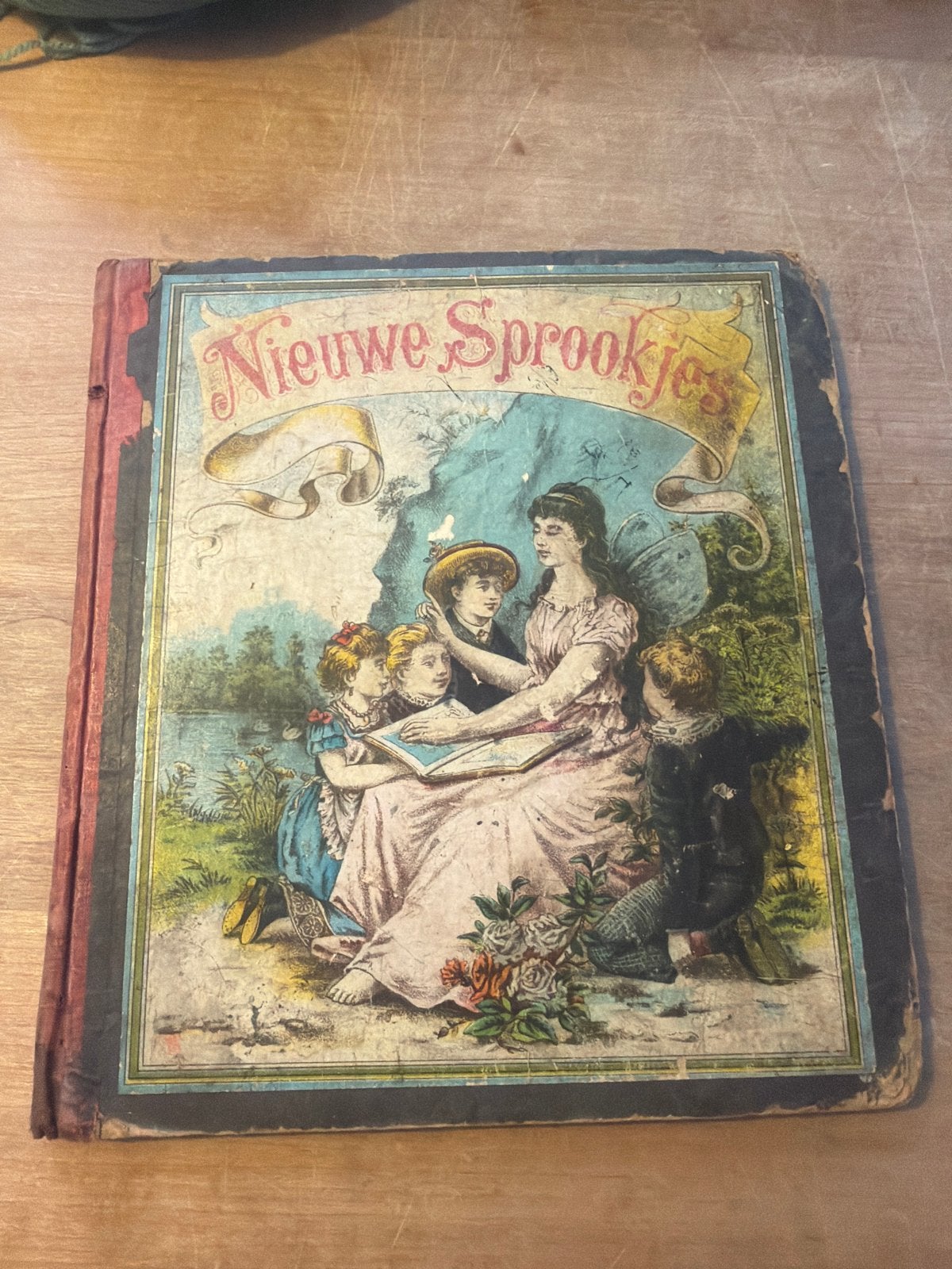 Antiek kinderboek "Nieuwe Sprookjes" - Gelezen staat, Boeken, Sprookjes en Fabels, Ophalen of Verzenden, Gelezen