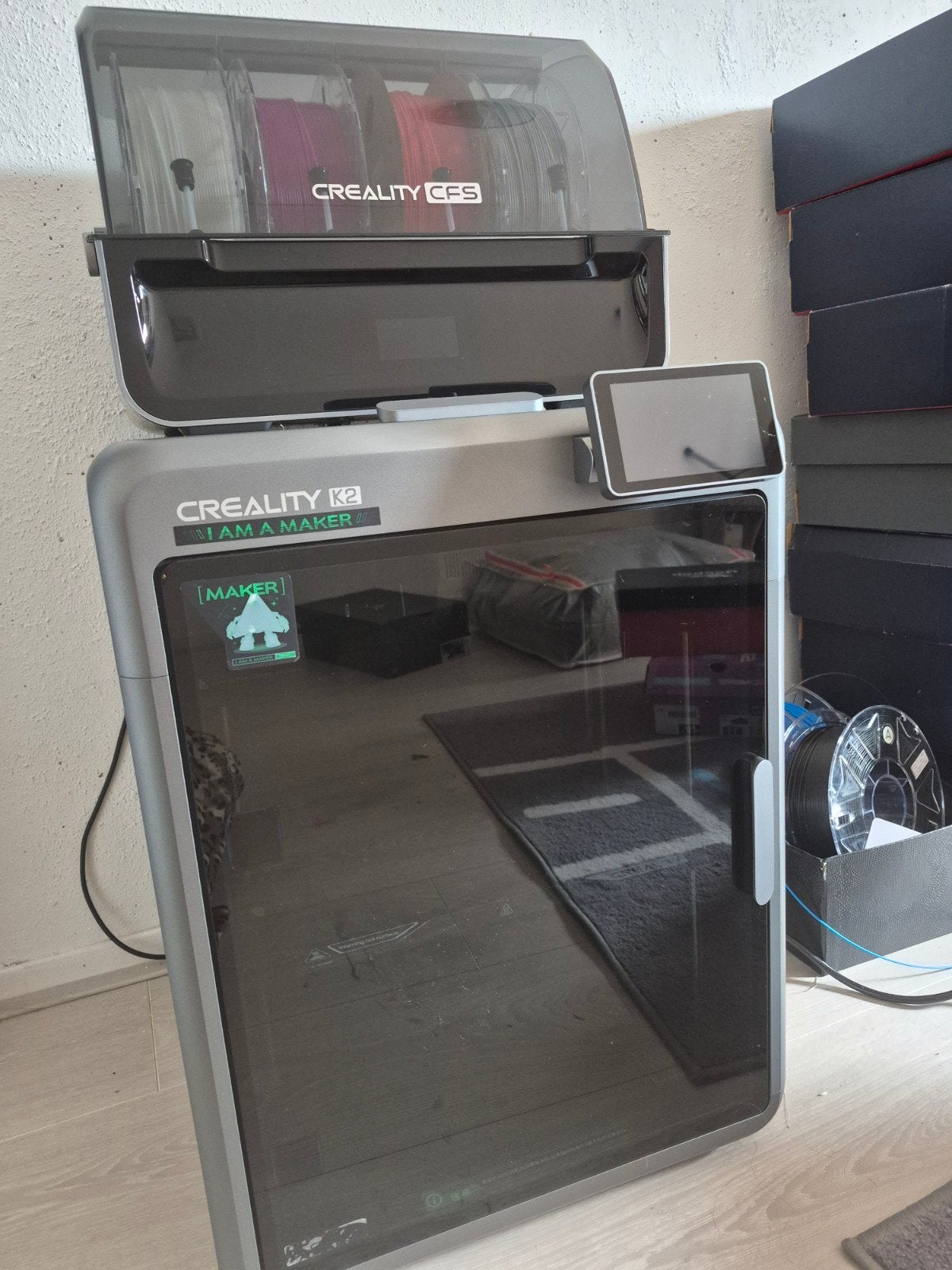 Creality K2-3BCF 3D-printer met Creality CFS, Ophalen, Zo goed als nieuw, Filament, Creality