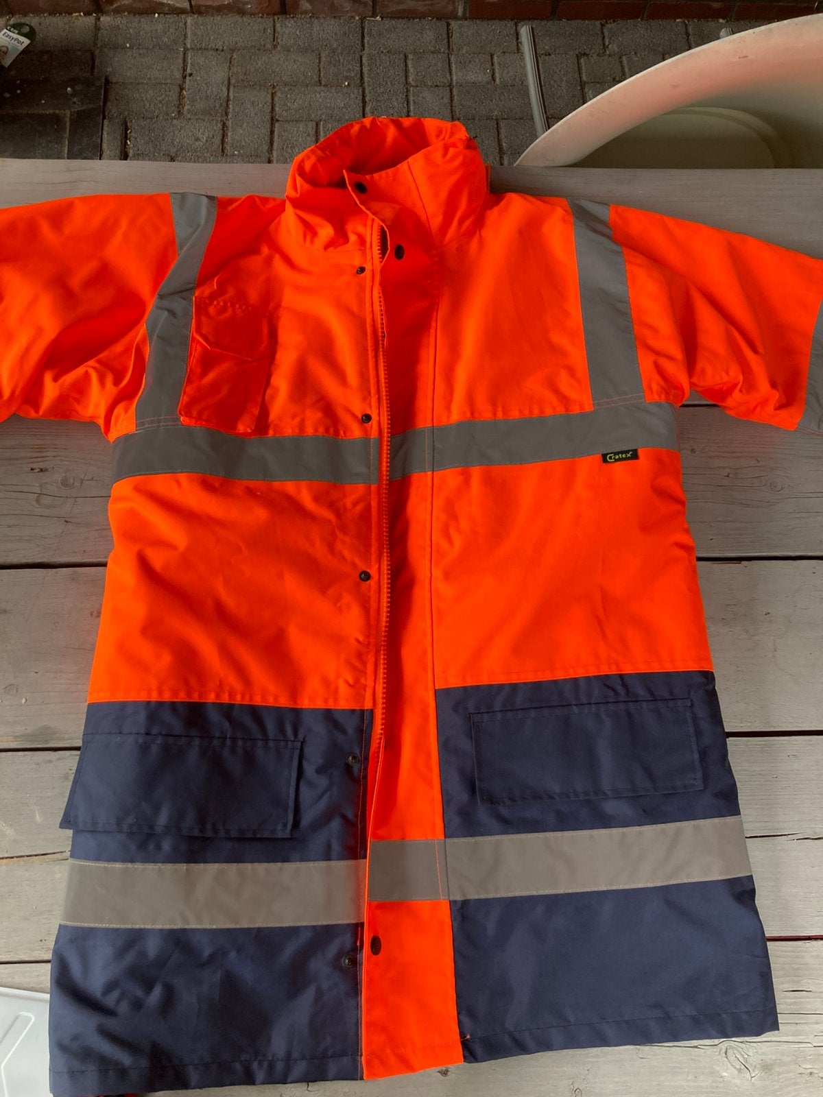 Nieuwe Catec veiligheidsjas: volop reflectie. Maat M, Ophalen, Nieuw