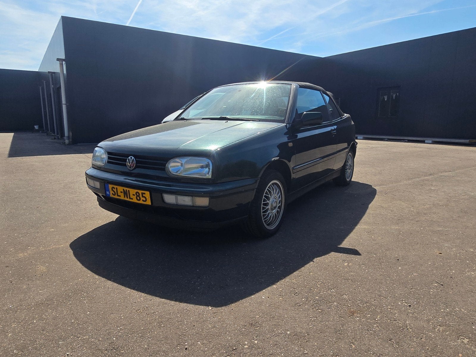 Volkswagen Golf 1.8 Cabriolet 55KW E2 1997 Groen, Voorwielaandrijving, Stof, 74 pk, Zwart