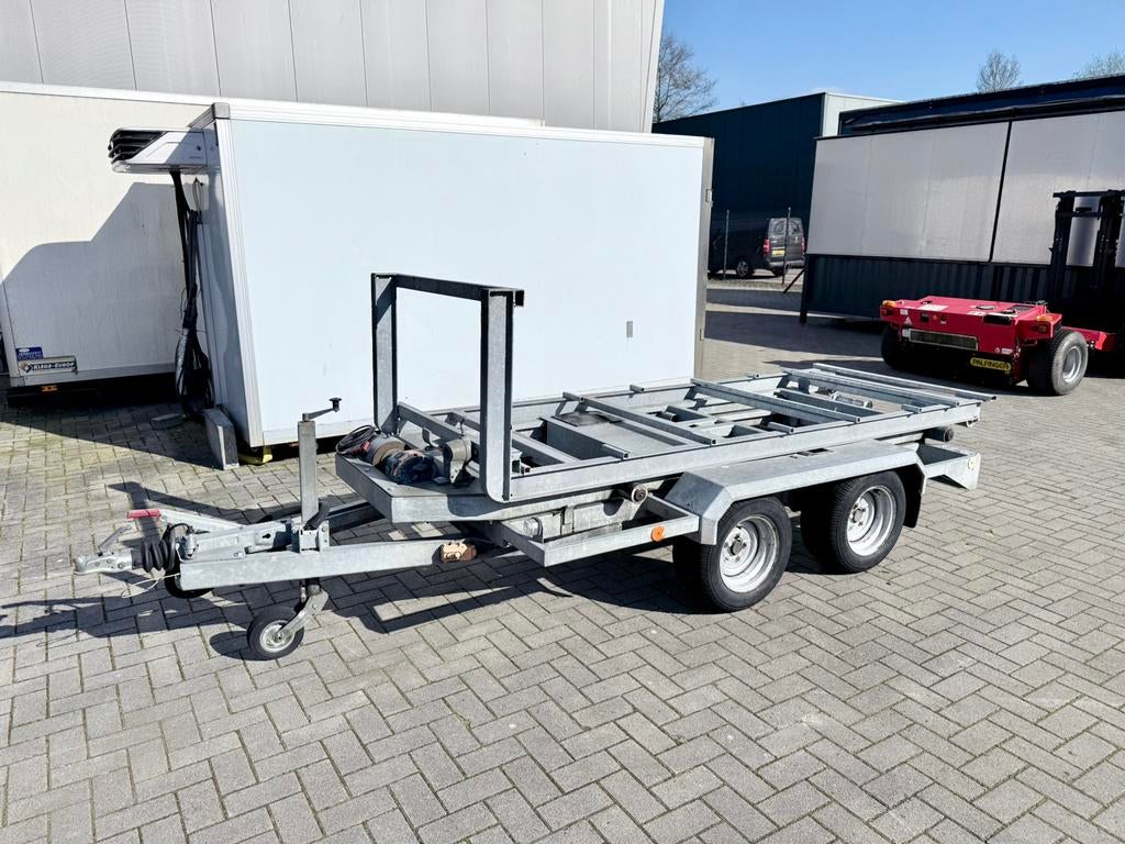 Aanhangwagen met Afzetsysteem en Slede, Ophalen, Zo goed als nieuw