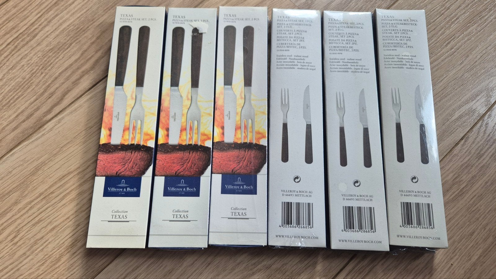 Villeroy & Boch Texas Pizza & Steak Bestekset (Nieuw), Huis en Inrichting, Villeroy & Boch, Bestekset, Nieuw, Ophalen of Verzenden