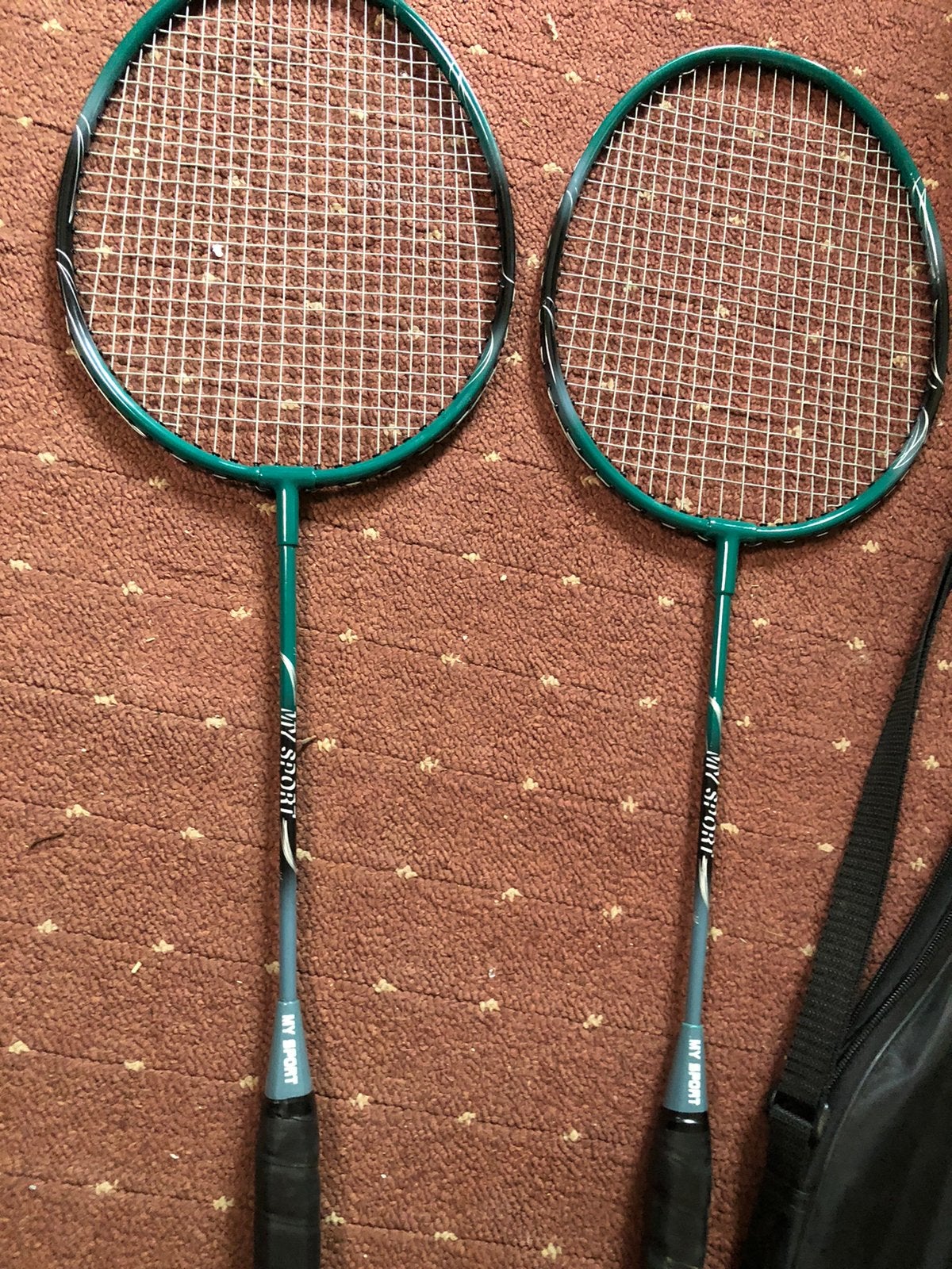 Badminton set, Sport en Fitness, Badminton, Ophalen of Verzenden, Zo goed als nieuw, Racket(s)