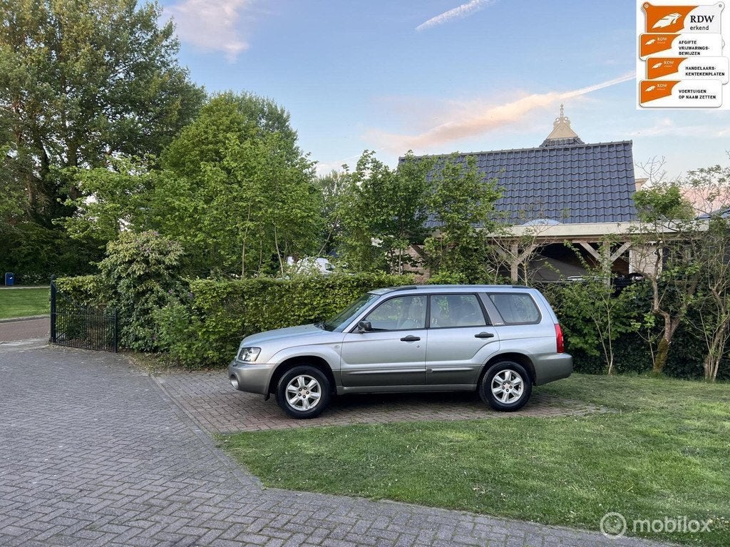 Nette Subaru Forester 2.0X 4wd Comfort Pack 2004 1e eigenaar, Auto's, Subaru, Bedrijf, Te koop, Forester, 4x4, ABS, Airbags, Airconditioning