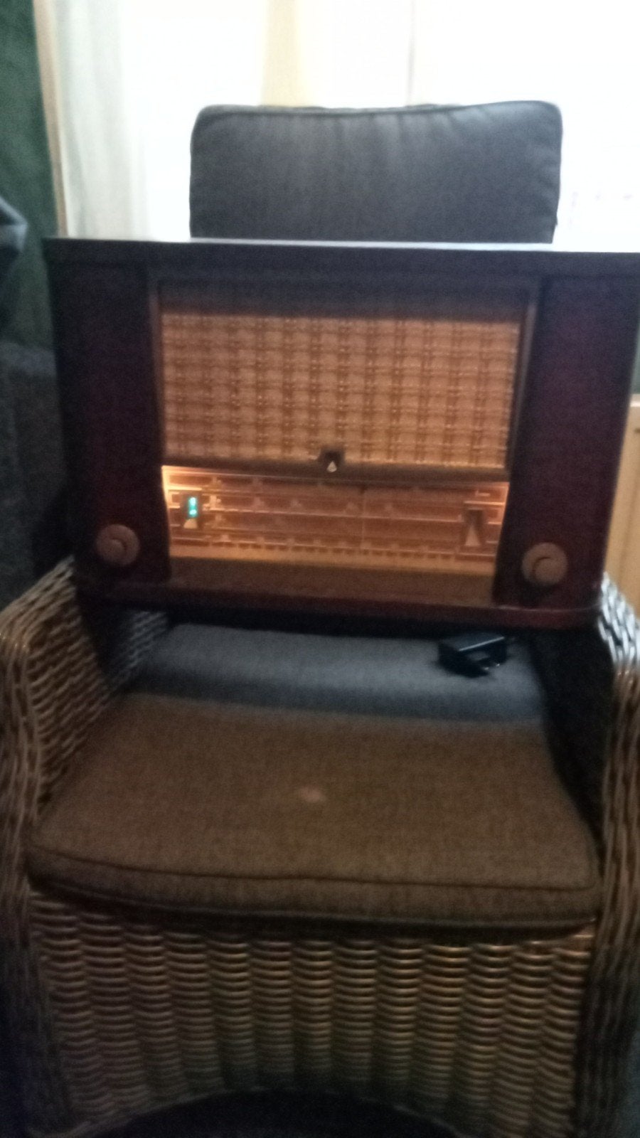 Vintage buizenradio - Philips, Ophalen, Gebruikt, Radio
