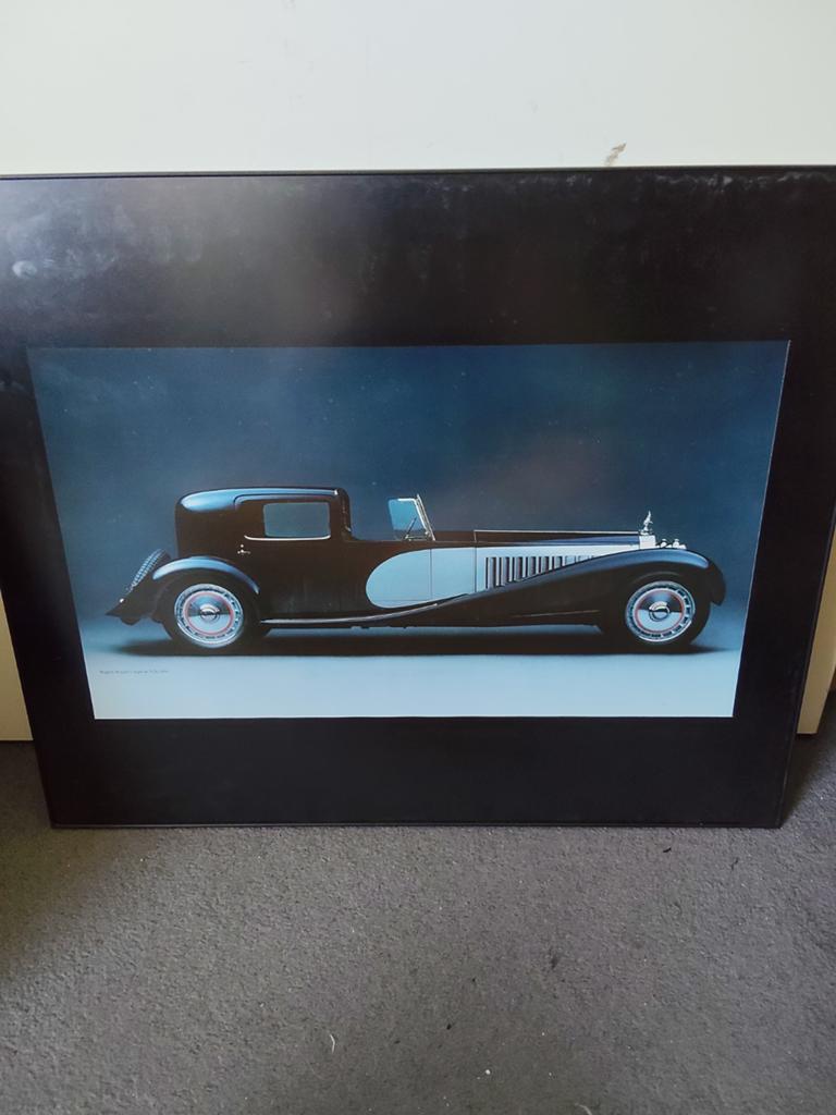 Ingelijste print Bugatti Royale Coupé de Ville 1931 (60x50), Ophalen