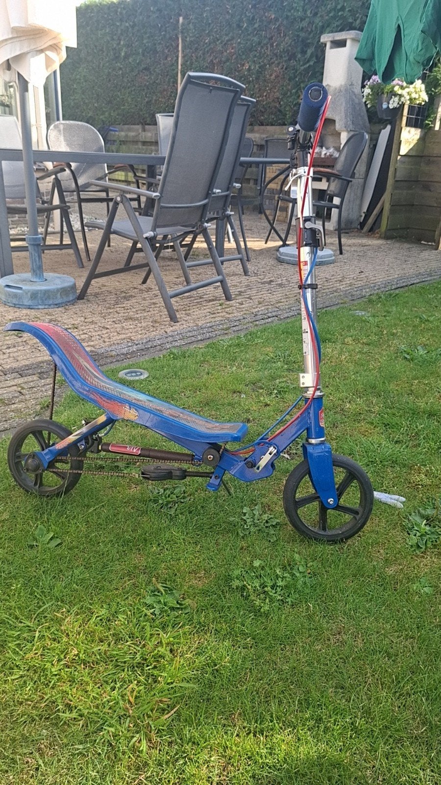 Space scooter, Ophalen, Gebruikt