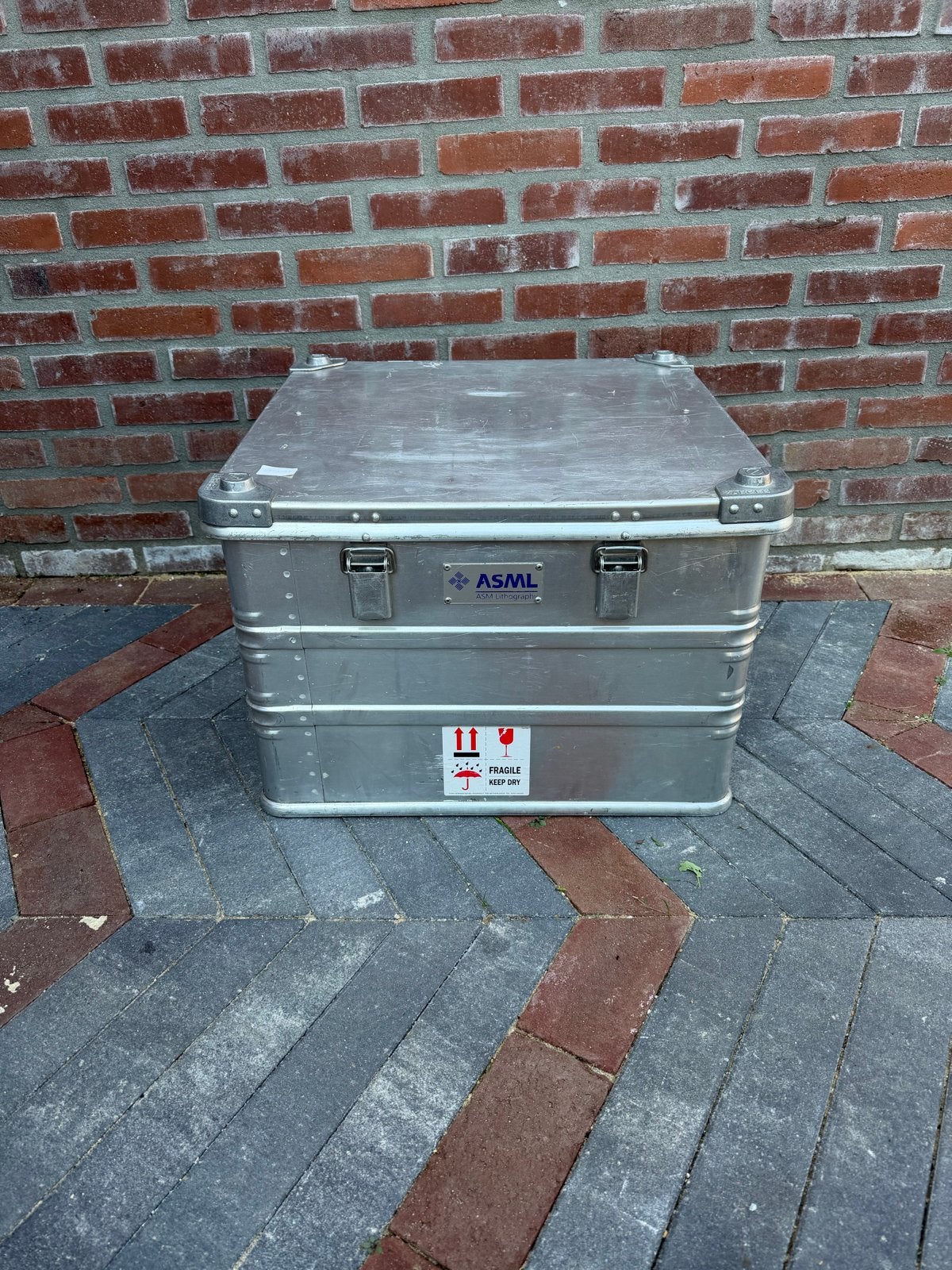 Zarges aluminium kist ASML - Robuuste opslagbox, Ophalen, Gebruikt, 40 tot 60 cm, 50 tot 75 cm